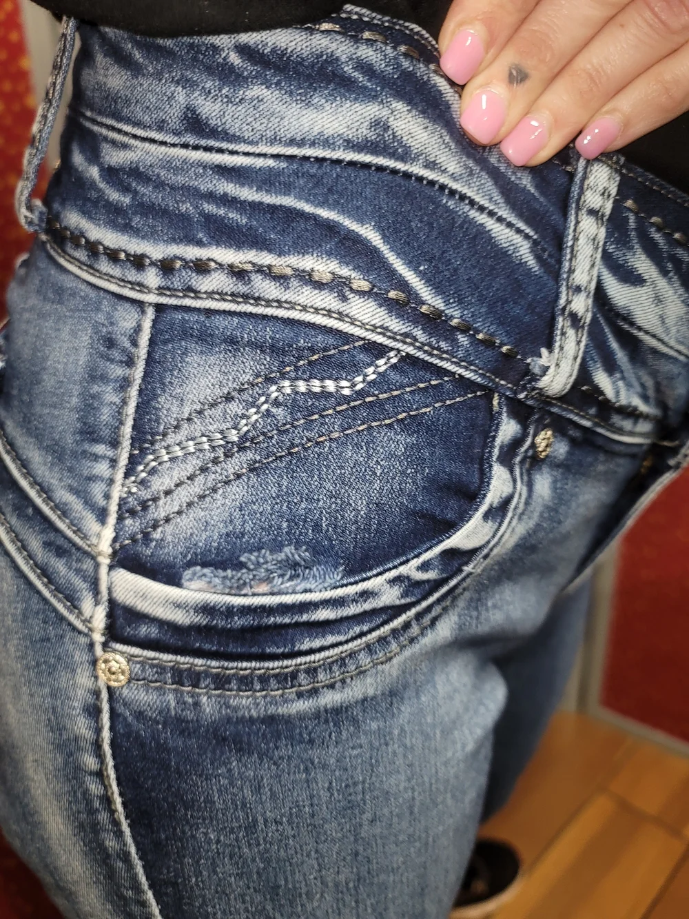 Light Blue Women's Skinny Jeans - Unbranded - Picture 8 of 9